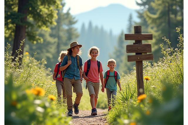 Kinder entdecken die Alpen Natur