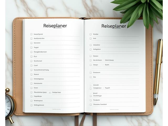 Reiseplaner Checkliste