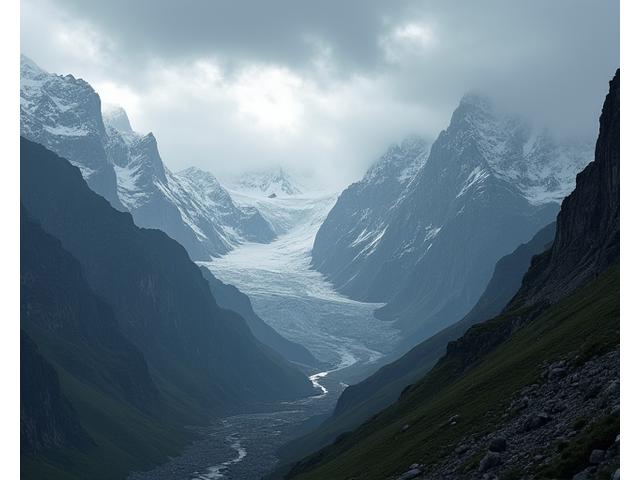 Dramatische Schweizer Berglandschaft, die als Kulisse für einen epischen Marvel-Film dienen könnte